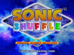 Sonic Shuffle Title Screen